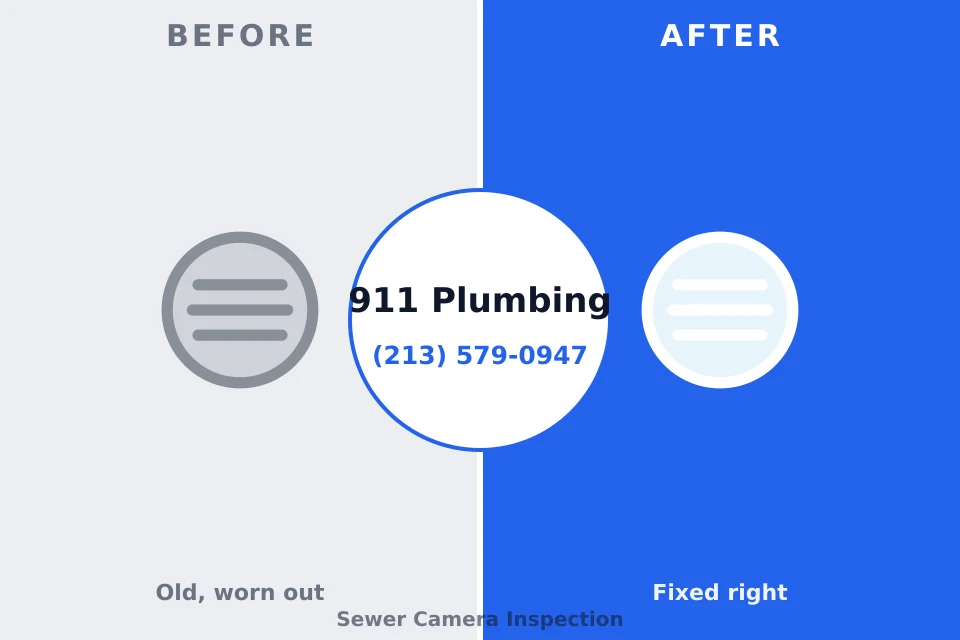 Before and after: plumbing repair Weber City, VA